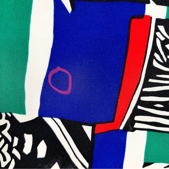 Yves St. Clair retro colorblock button down - Picture 10 of 10